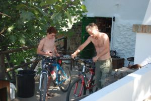 Going for a bike ride
